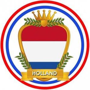 50x Bierviltjes Holland wapen thema print