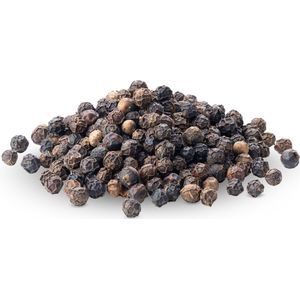 Mittal - Zwarte peperkorrels - 200 gram - Black peppercorn - Biologische peperkorrels - Zwarte peper heel - Geschikt voor de molen - Specerijen & kruiden - Kruid je Leven met Zwarte Peper -Ontdek de Magie van de Smaak - Zwarte Peper - Bestel nu !