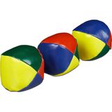 Relaxdays jongleerballen - set van 3 - jongleerset - juggling balls