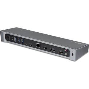 Startech Thunderbolt 3 Docking Station - 5x USB 3.2 Gen 1 - 100W PD - 3 Extra schermen - 4K 60Hz