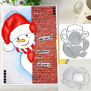 Merry Christmas Sneeuwman Kerstman Wenskaart Metalen Die Cuts Zonnebloem Bloem Blad Snijden Dies Cut Stencils DIY Scrapbooking Decoratieve Embossing Papier Scrapbooking Kaart Maken