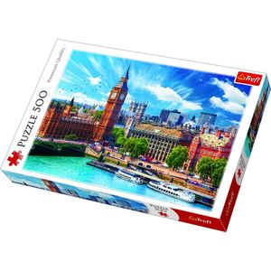 Puzzel Zonnige Dag In London (500 Stukjes)