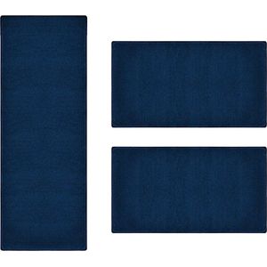 Karat Slaapkamen vloerkleed - Dynasty - Blauw - 1 Loper 67 x 330 cm + 2 Loper 67 x 130 cm