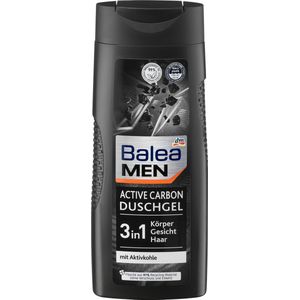 Balea Douchegel Mannen Active carbon - 300 ml - 3-in-1
