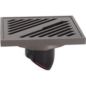 Vierkante Doucheafvoer 11x11cm RVS Haarzeef Grijs Badkamer Keuken .