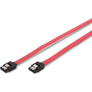 ASSMANN Electronic 2x SATA 7-pin, 0.3 m SATA-kabel 0,3 m Zwart, Rood