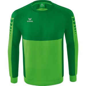 Erima Six Wings Sweatshirt Kinderen - Green / Smaragd | Maat: 116