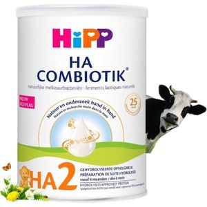 HiPP HA 2 Combiotik Baby Opvolgmelk 800 GR - Vanaf 6 Maanden