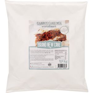 BrandNewCake® Worteltaart/Carrot Cake-mix 2,5kg - Bakmix Glutenvrij