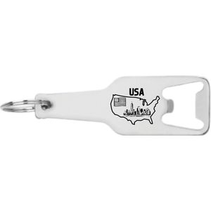 Akyol - amerika flesopener - Piloot - toeristen - usa - verenigde staten - landen - wereldreis - cadeau voor iemand die op reis gaat - 105 x 25mm