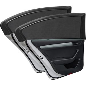 Zonnescherm Auto Baby - UV-Bescherming en Hittewerend - Veilig en Comfortabel Reizen - Eenvoudige Bevestiging op Zijruiten - Opvouwbaar en Draagbaar Design - Ideaal voor Bescherming van je Baby tegen Zonlicht