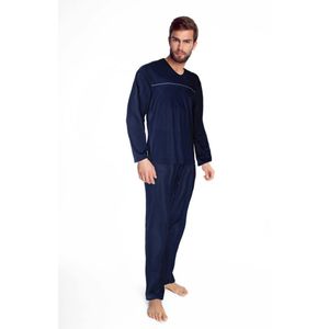 Mewa - lange pyjama - marineblauw S