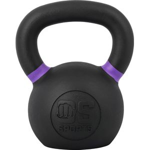 Oneindig Sterk Kettlebell - 20kg - Kettle Bell - Gietijzer - Zwart poeder coated