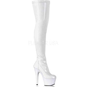 EU 45 = US 14 | ADORE-3000 | 7 Heel, 2 3/4 PF Stretch Thigh Boot, Side Zip