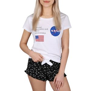 NASA - Katoenen zomerpyjama met korte mouwen voor dames / L