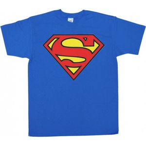 Superman logo t-shirt heren L