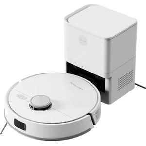 Liectroux M70 Pro Robotstofzuiger - Met LiDAR Navigatie en Zelfledigende Stofbak - 6500Pa Zuigkracht - 3-in-1 Stofzuigen, Vegen en Dweilen - Geschikt voor Harde Vloeren & Tapijt - App- en Spraakbesturing - Wit