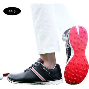 Nivard Golfschoenen Heren - Sneakers - Golfkleding - Golfschoenen Antislip - Waterdicht - Golfen - Zwart & Rood 38.5