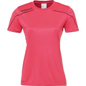 Uhlsport Stream 22 Shirt Korte Mouw Dames - Roze / Zwart | Maat: M