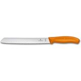 Victorinox Swiss Classic Broodmes - 21cm - RVS/PP Kunststof - Oranje