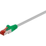 S/FTP CAT6 Gigabit crossover netwerkkabel / grijs - LSZH - 5 meter