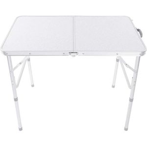 Draagbare klaptafel - Opvouwbare tuintafel - Aluminium klaptafel - Campingtafel - Outdoor - Weerbestendige werktafel - Picknicktafel - 90 x 60 x 695 cm - Gemakkelijk op te bergen .