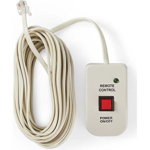 Nedis Afstandsbediening voor Inverter - 5.00 m - RJ10 - Wit