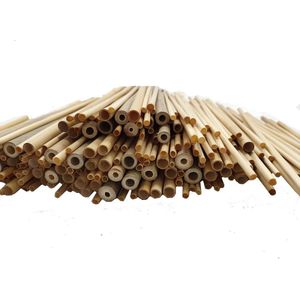 200 tarwerietjes + 50 rietbuisjes + 20 bamboebuisjes kant-en-klare buisjes 20 cm nestbuizen vulmateriaal nesthulp bijen wilde bijen voor insectenhotel insectenhuis bijenhotel.