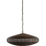 Light & Living Hanglamp Bahoto - 51cm - Mat Donkerbruin