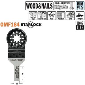 CMT - Multitoolzaagblad voor hout met spijkers, 10mm - Zaagblad - Zagen - Hout - 5 Stuk(s)