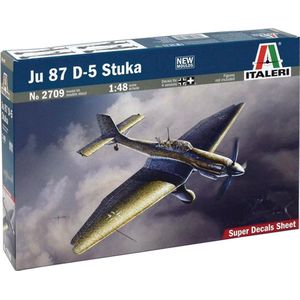 1:48 Italeri 2709 Junkers Ju 87 Stuka - Ju 87 D-5 Stuka Plastic Modelbouwpakket
