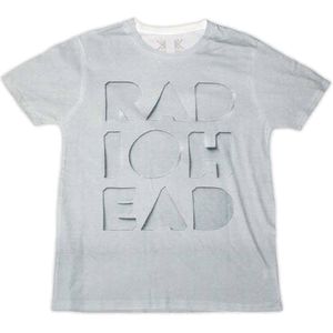 Radiohead - Note Pad Heren T-shirt - 2XL - Grijs