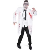Karnival Costumes Zombie Dokter 3-delig Halloween Kostuum Heren Halloween Kostuum Volwassenen Carnavalskleding Heren Carnaval - Polyester - Maat L - 3-Delig Jas/Stropdas/Stethoscoop