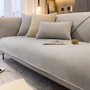 E-Shop4u® - Bankhoezen - Noorse Bankhoes - 70x210cm - Hemelsgrijs