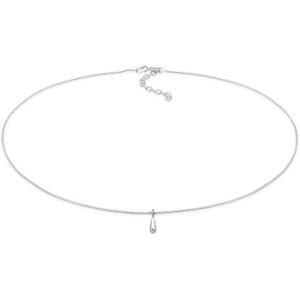 Elli Dames Halsketting Dames druppel hanger basis eenvoudig in 925 sterling zilver