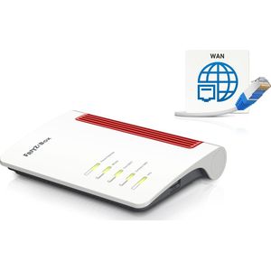 AVM FRITZ!Box 4050 - Draadloze Router - WiFi Versterker - Dual-band - WiFi 6 - Glasvezel