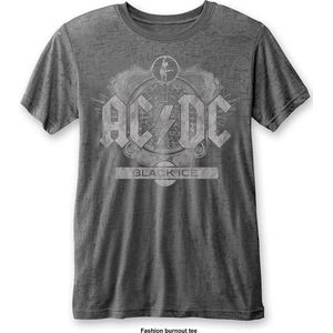 AC/DC Heren Tshirt -S- Black Ice Grijs