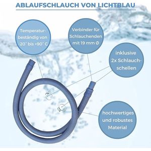 veiligheidsinlaatslang, Aquastop slang voor wasmachines en vaatwassers/wasmachines 3m