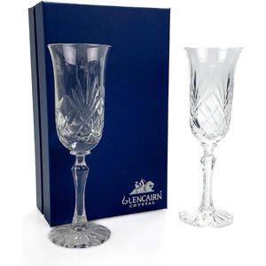 Champagneglazen Skye 2 stuks - Geschenkverpakking - Loodkristal - Glencairn Crystal Scotland