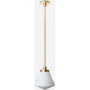 Art Deco Trade - Hanglamp Luxe School Medium 20's Messing