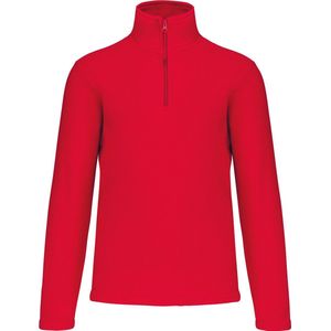 Fleecevest 'Enzo' met ritskraag merk Kariban maat 3XL Rood