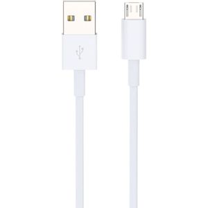 Luxebass (1M) USB-A naar Micro USB | Datakabel Oplaadkabel voor Smartphone Telefoon Tablet Xbox Playstation WIT