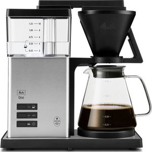 Melitta Cafetière Een acier inoxydable 1031-01 - Filterkoffiezetapparaat - Zilver