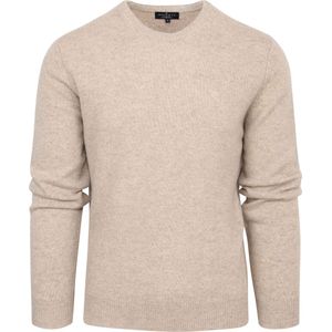 Hackett - Pullover Wol Beige - Heren - Maat XXL - Regular-fit