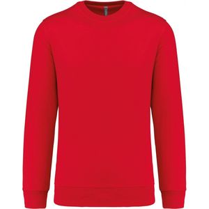 Sweatshirt Unisex M Kariban Ronde hals Lange mouw Red 80% Katoen, 20% Polyester