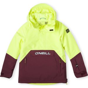 O'Neill - Hooded pullover ski-jack voor kinderen - Anorak - Pyranine geel - maat 164cm