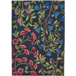 Vloerkleed Sanderson Foraging Indigo 146618 - maat 140 x 200 cm