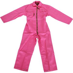 MM Eurotool Kinderoverall - Katoen - Roze - Maat 140 - Comfort & Duurzaamheid