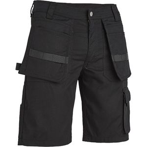 4WORK - Murcia multipocket werkshort zwart