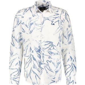 Lerros Overhemd Shirt Met Lange Mouwen 2441016 100 Mannen Maat - L